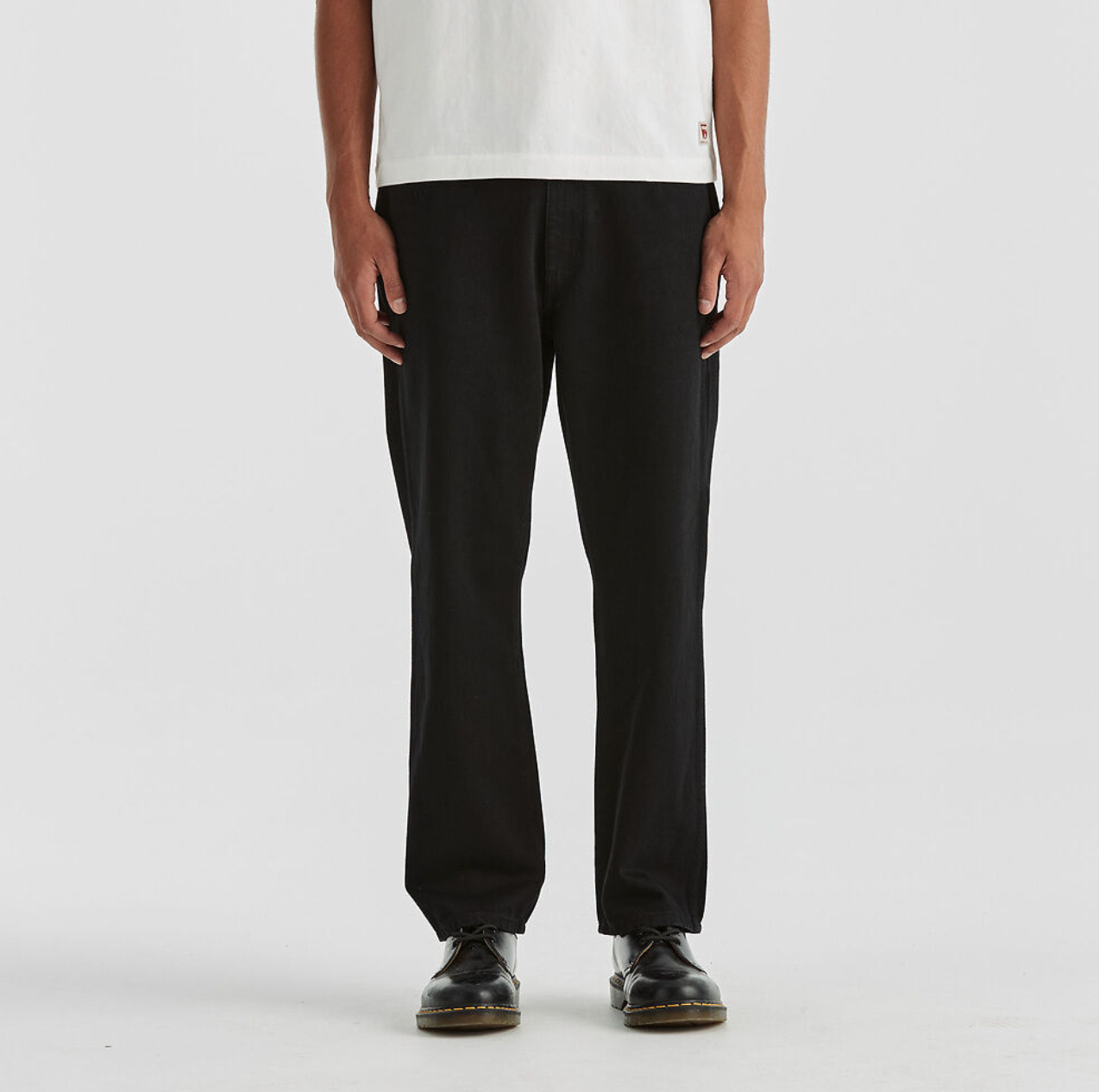 Wrangler Men's Slacker Steele Black Jean