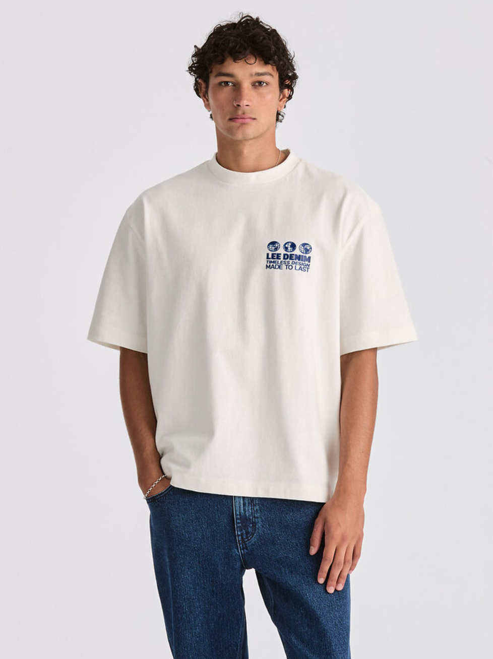 Lee Men's 3 Worlds Box Cutter Tee