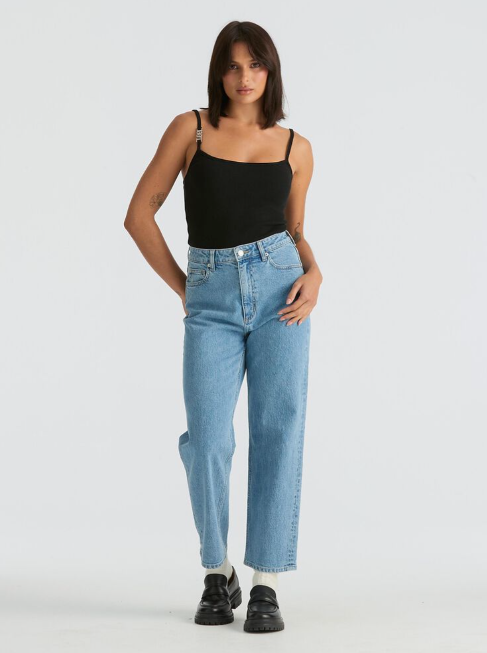 Lee Women's High Straight Crop