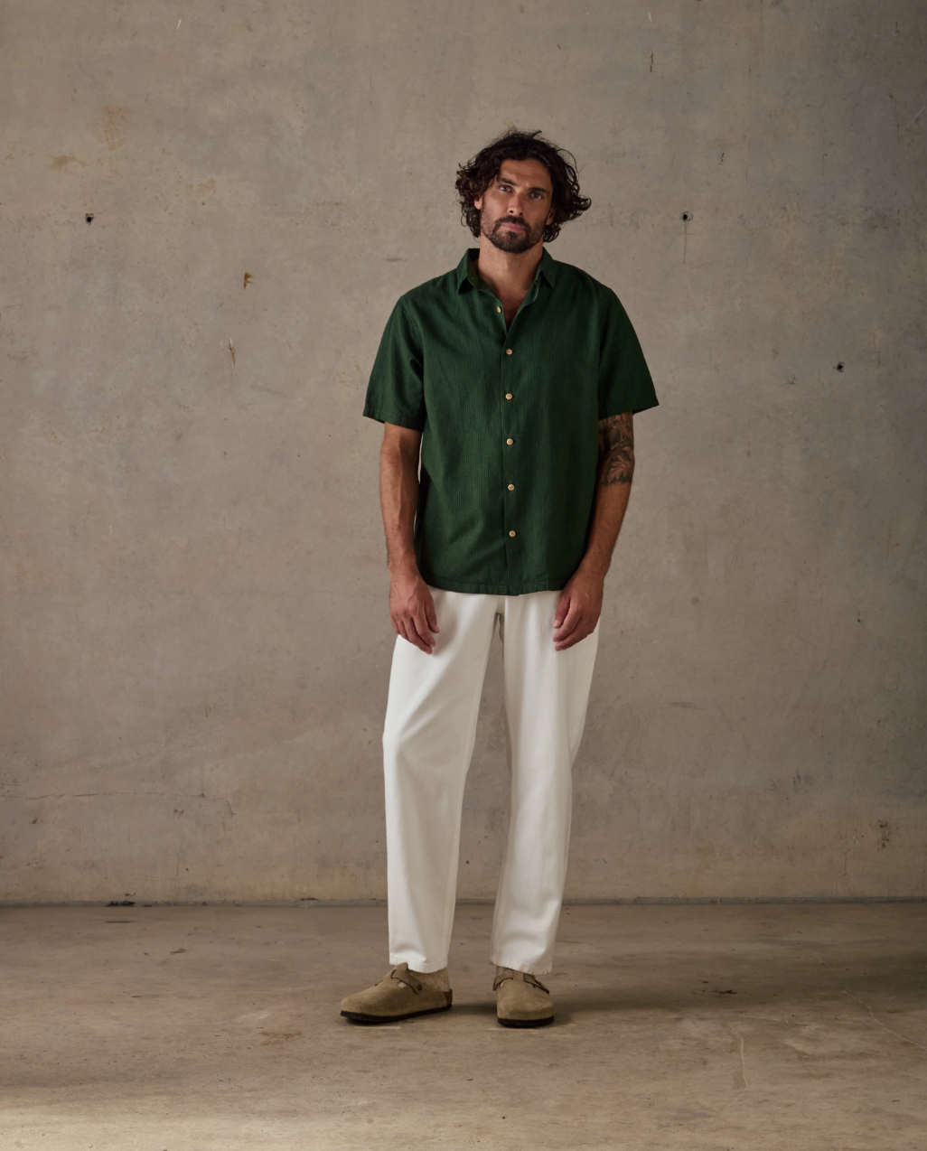 McTavish Hemp Stripe Shirt