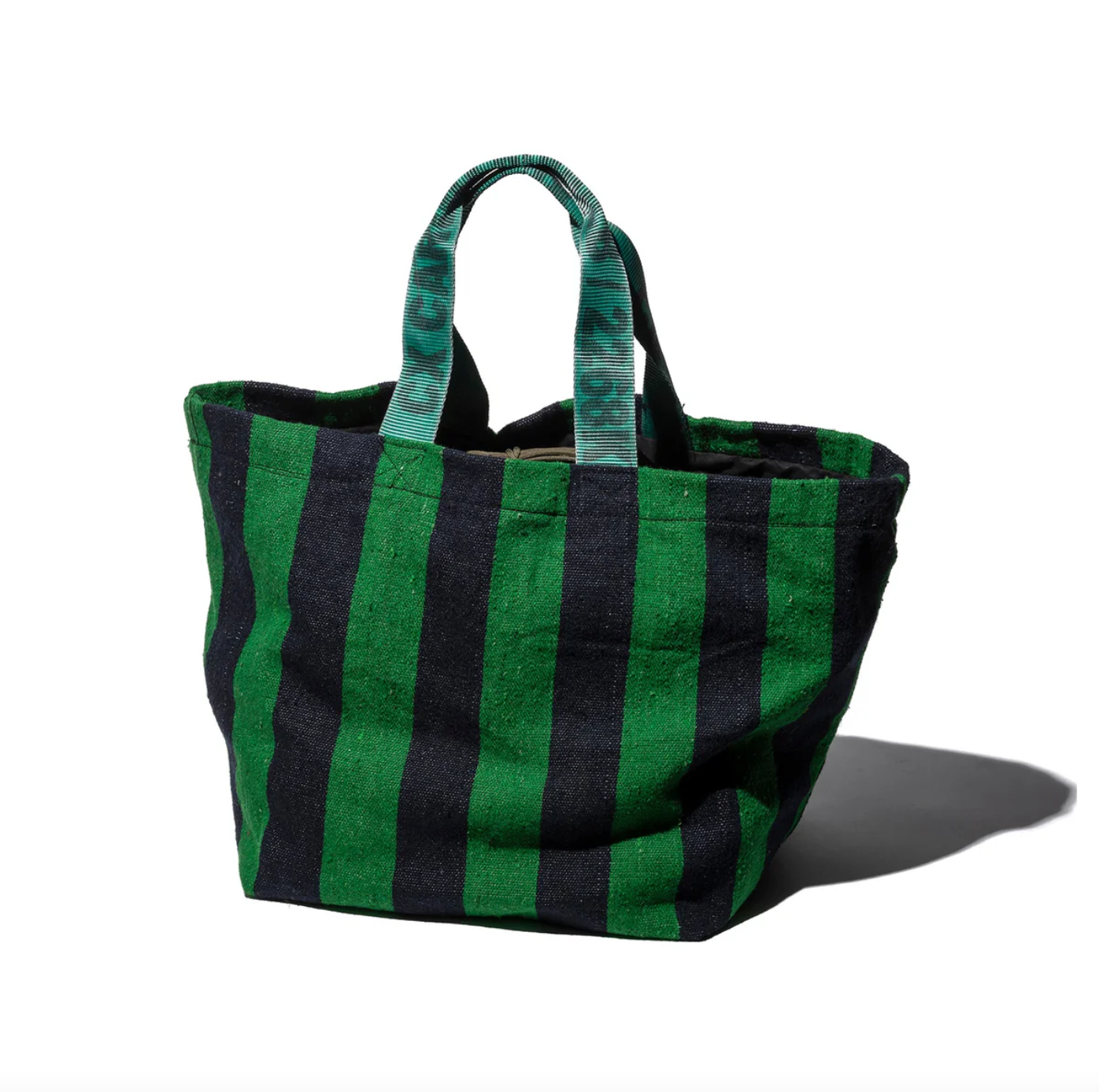 Rug Bag / Green x Navy Blue