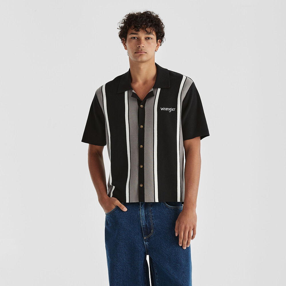 Wrangler Men's Dickie Stripe Shirt