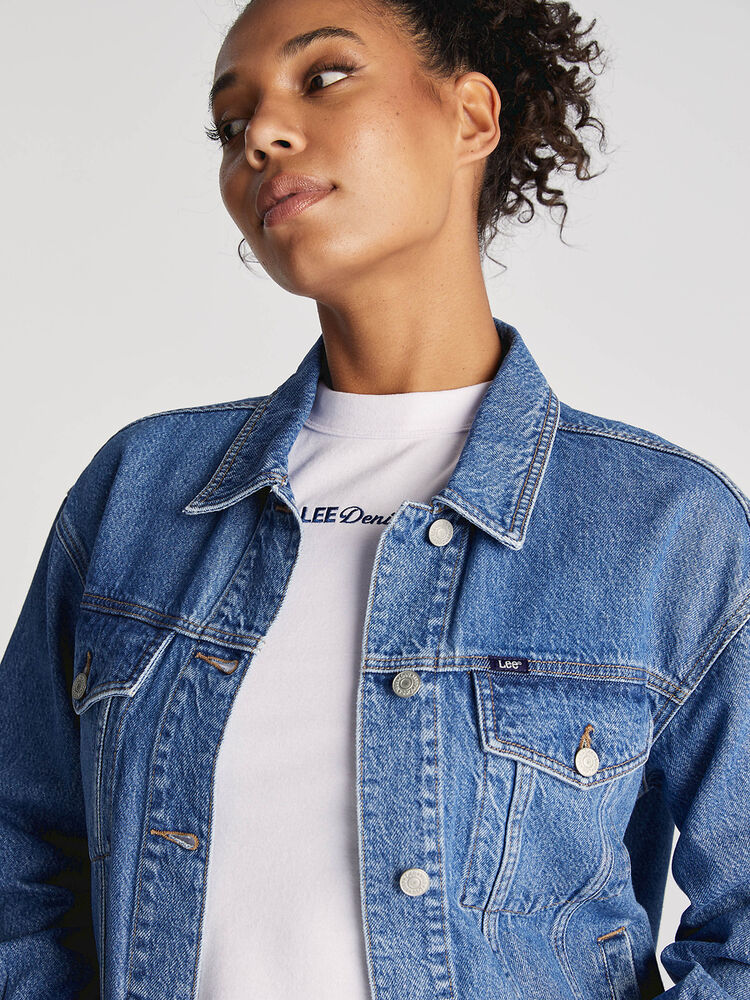 Lee Women's Signature Baggy Denim Jacket