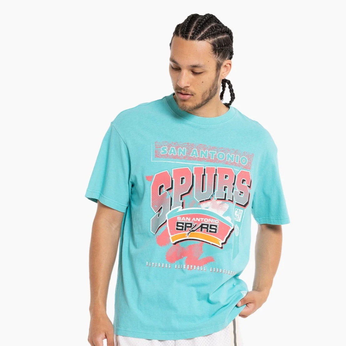 Mitchell & Ness Brush Off 2.0 Spurs Tee