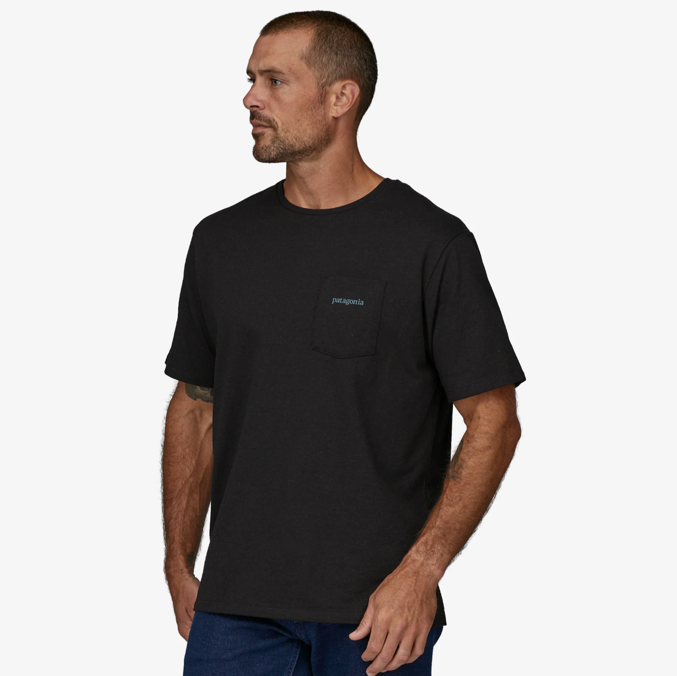 Patagonia Men's Line Logo Ridge Pocket Tee