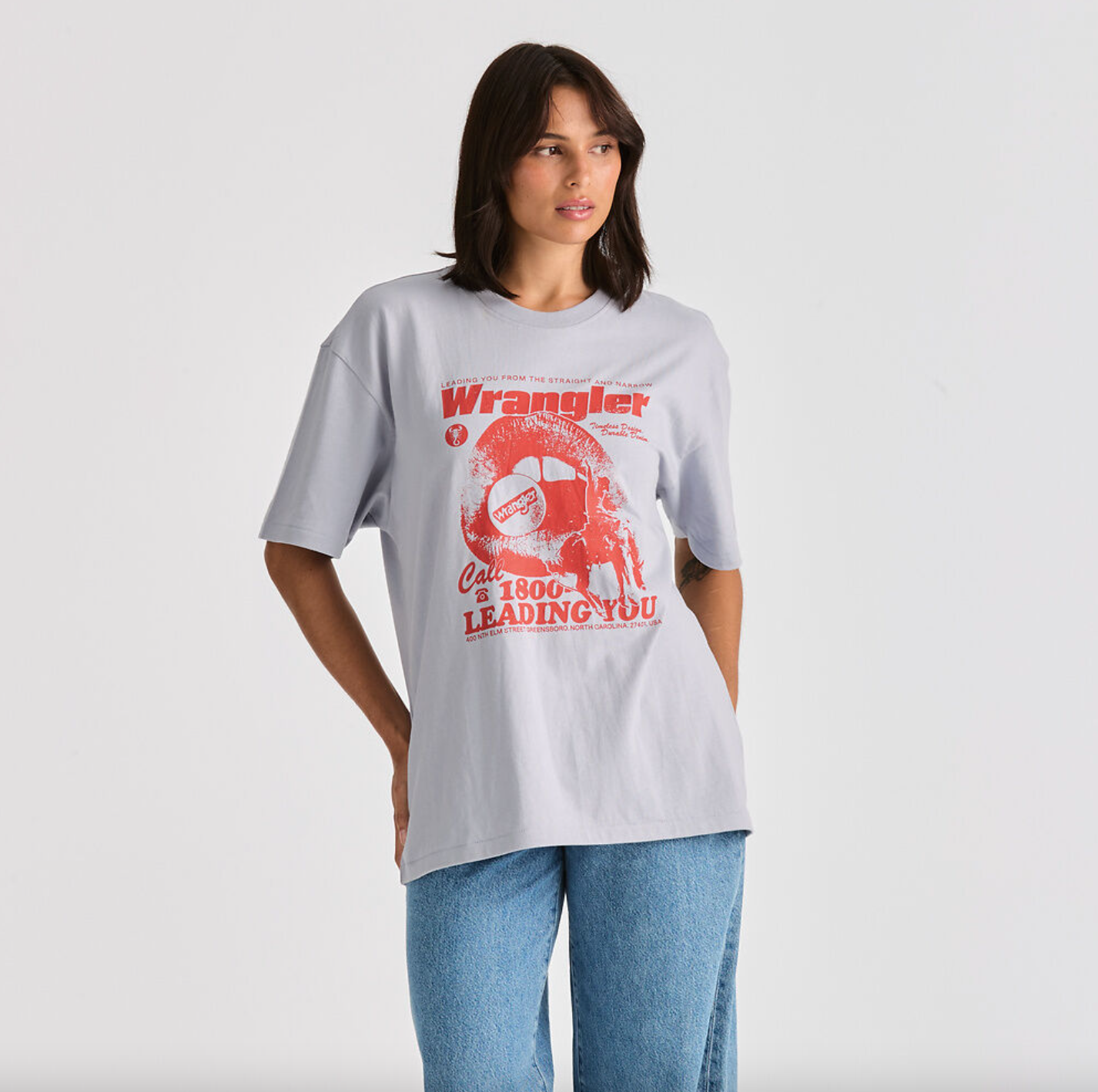 Wrangler Leading You Slouch Tee