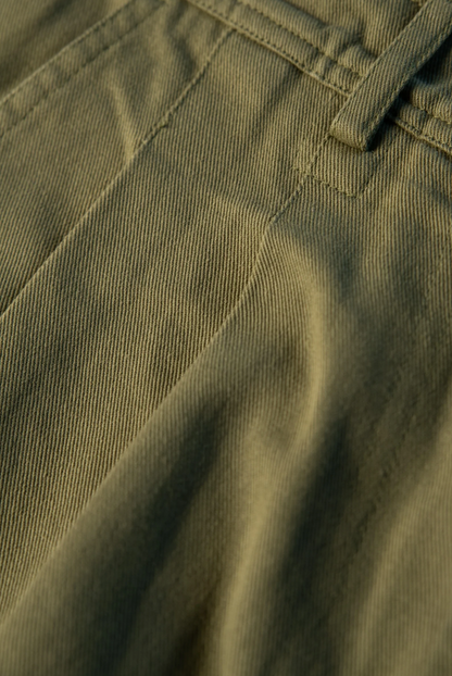 McTavish Double Pleated Twill Shorts