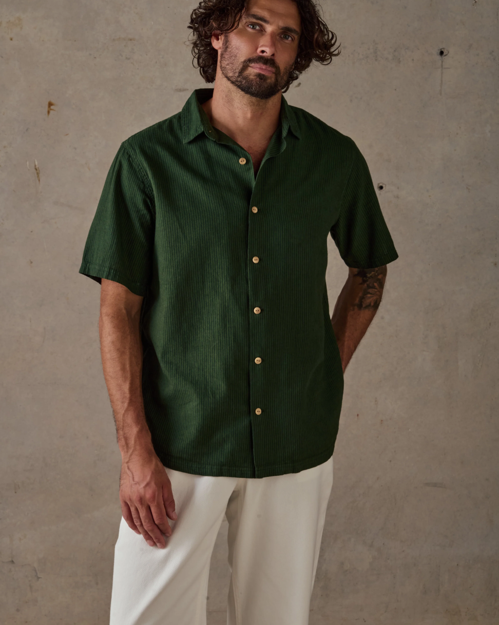 McTavish Hemp Stripe Shirt