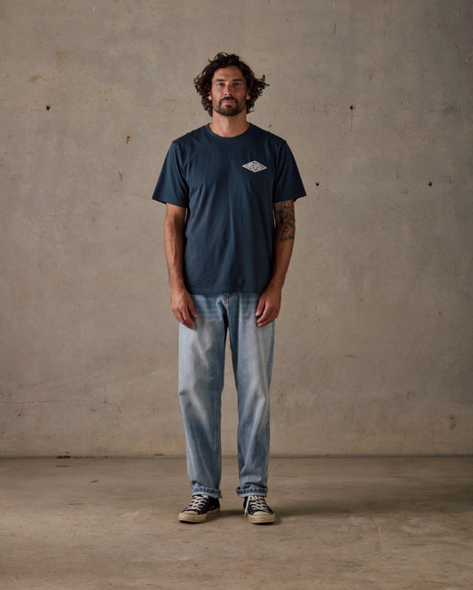 McTavish Diamond Tee Dark Blue