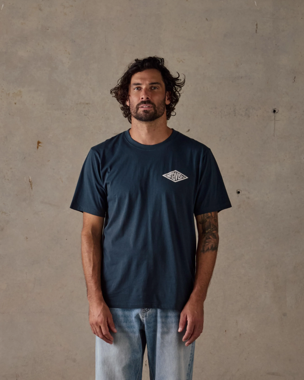 McTavish Diamond Tee Dark Blue