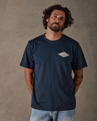 McTavish Diamond Tee Dark Blue