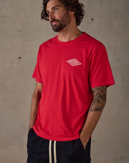 McTavish Diamond Tee Red