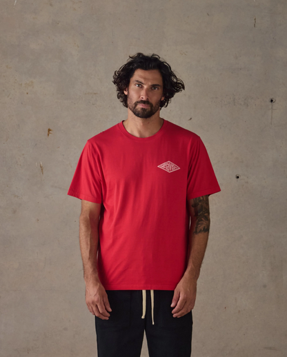McTavish Diamond Tee Red