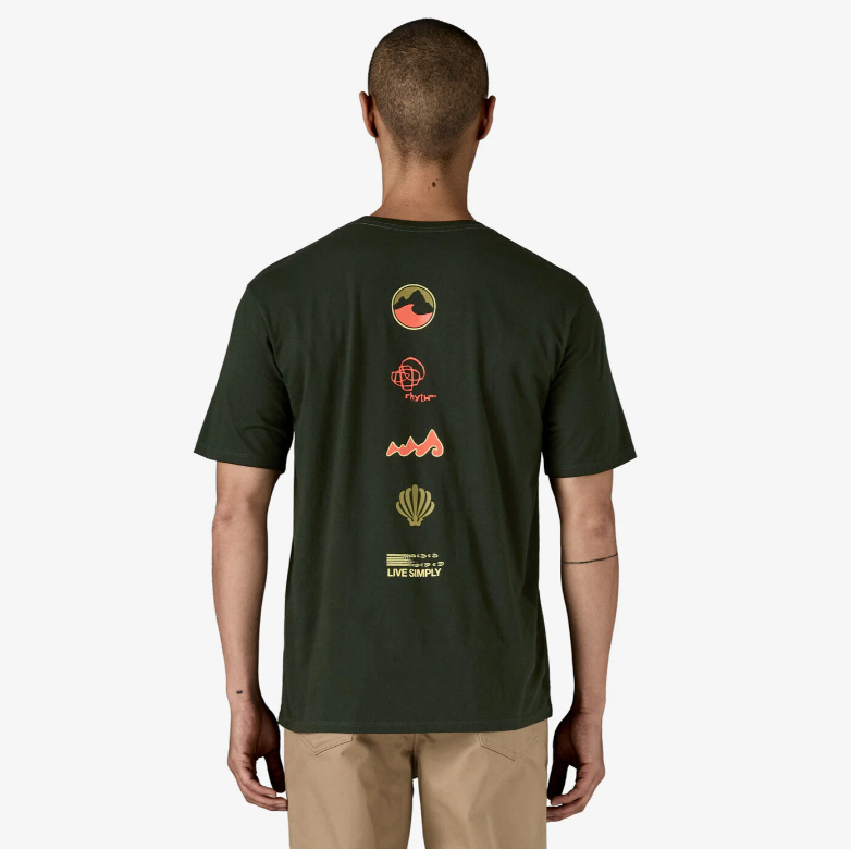 Patagonia Men’s Long Way Round Organic T-Shirt