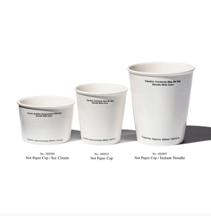 Not Paper Cup / Instant Noodle