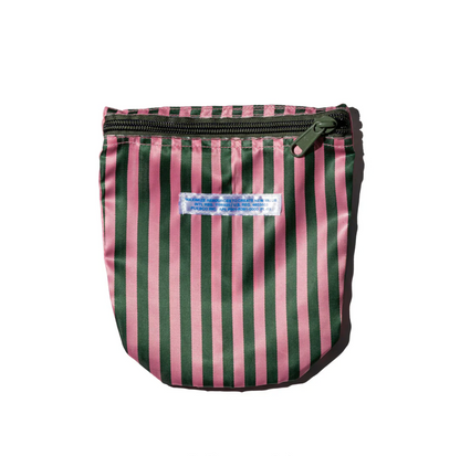 School Tie Fabric Semicircle Pouch