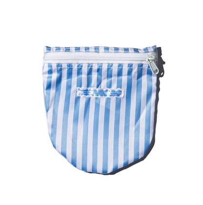 School Tie Fabric Semicircle Pouch