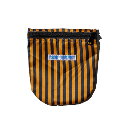 School Tie Fabric Semicircle Pouch